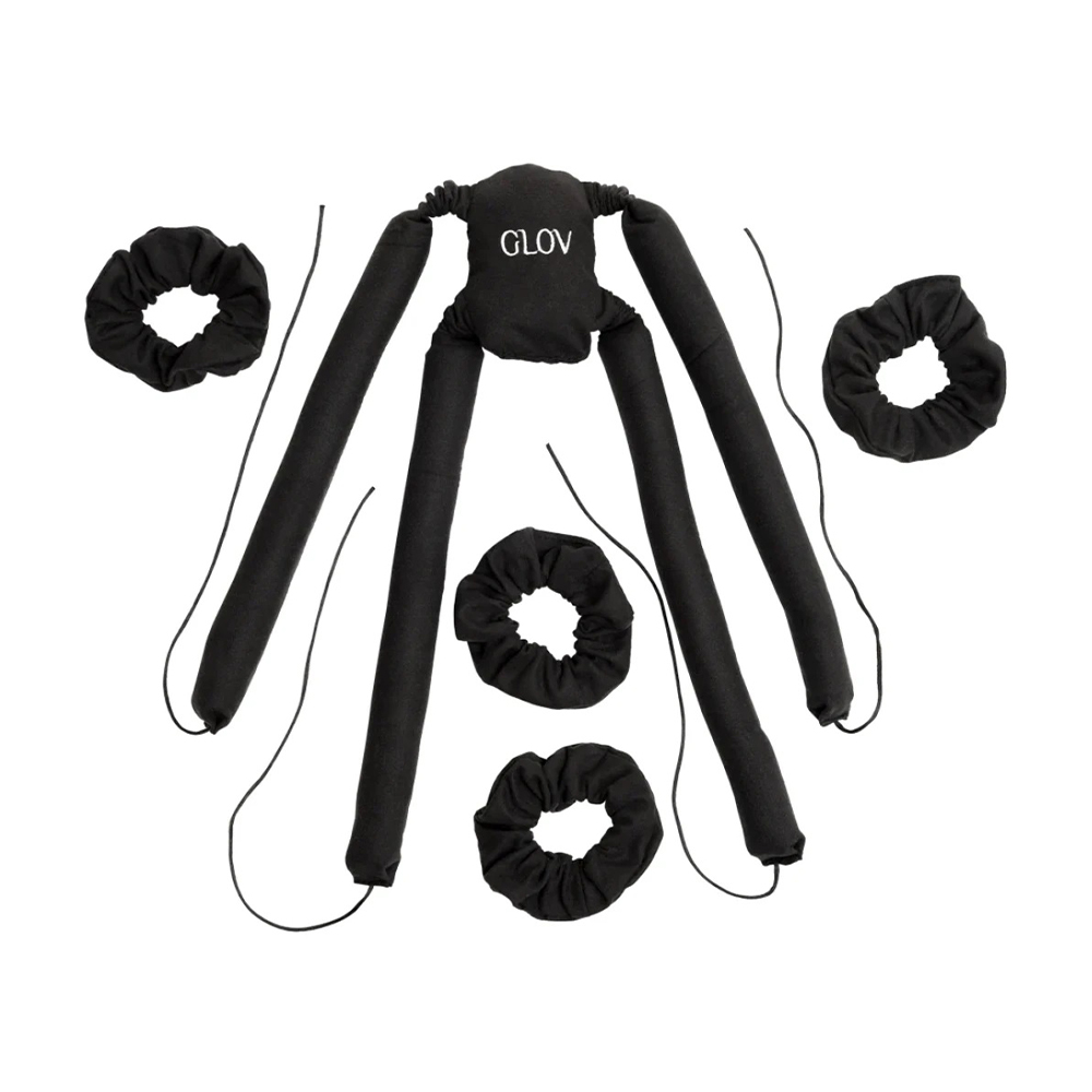 Уцінка! Багатострижневі бігуді для холодного завивання волосся Glov Cool Curl Spider Black, 1 шт